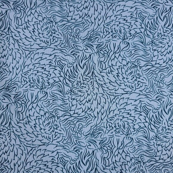 Greyson Mens Size XXL Den of Thieves Wolf Blue Short Sleeve Golf Polo Shirt - Picture 5 of 13